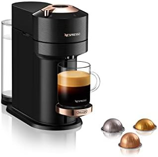 Nespresso Vertuo Next Coffee and Espresso Machine by De'Longhi, Black with Rose Gold | Amazon (CA)