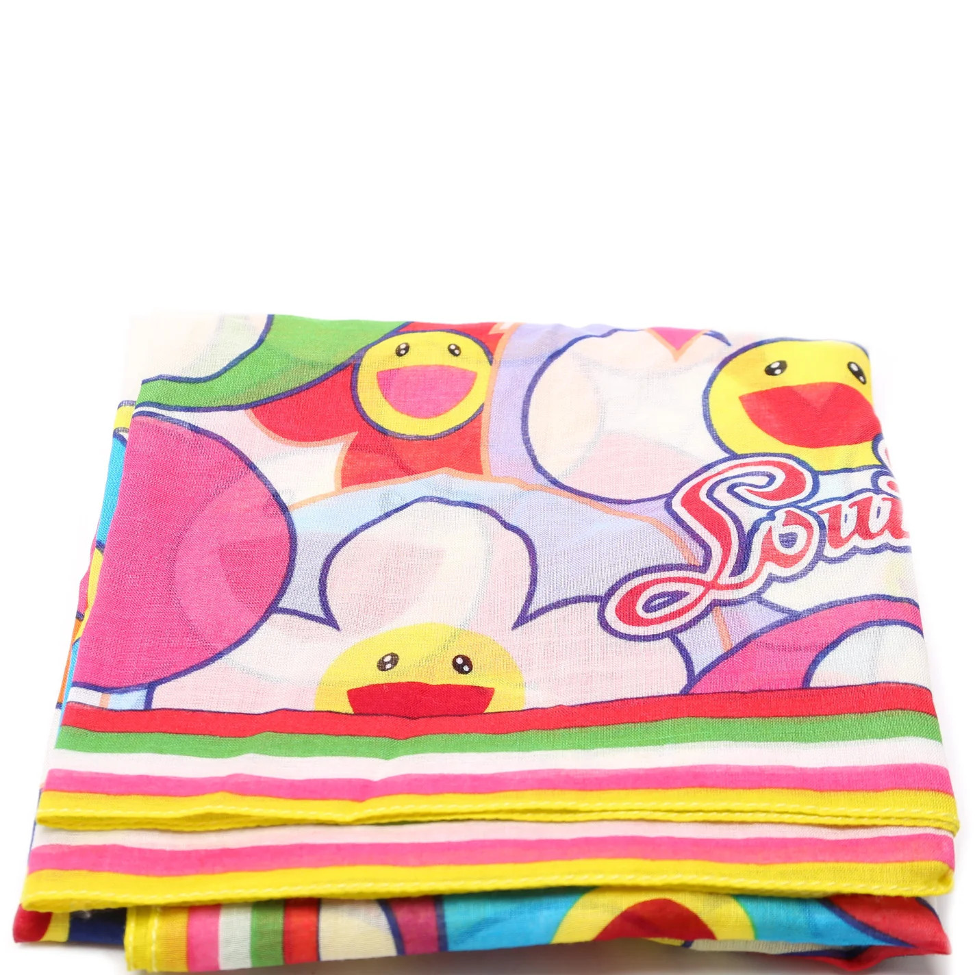 Cosmic Blossom Square Cotton Scarf | Keeks Designer Handbags