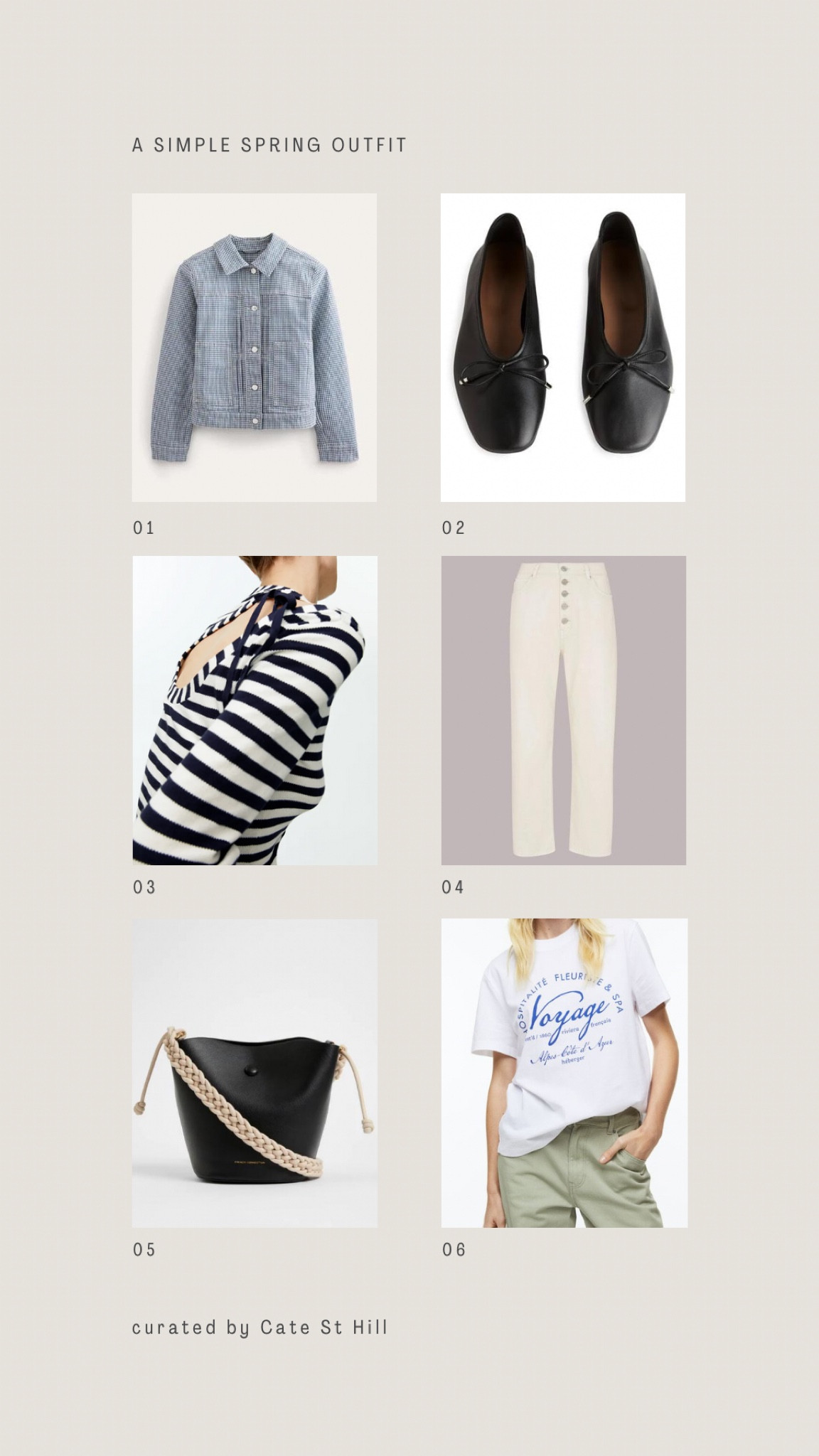 Spring outfit inspiration 🌱 looking forward to warmer days in lighter outfits - think crisp white jeans, a stripe tee and a workwear jacket 👌🏼 #springoutfit #springstyle #simplestyle #minimaliststtle #parisiennestyle

#LTKfit #LTKSeasonal #LTKstyletip