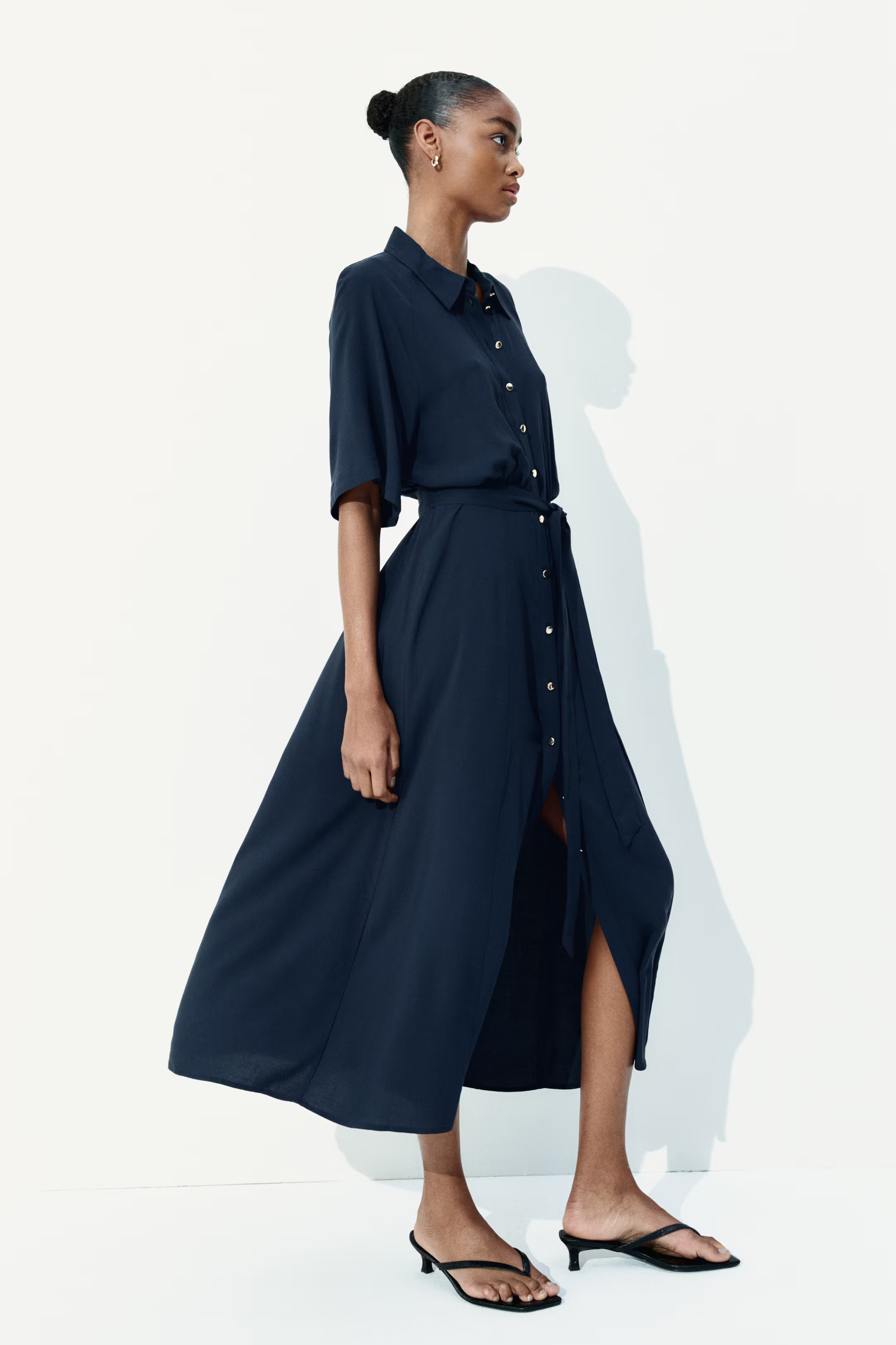 Tie-belt Shirt Dress | H&M (US + CA)