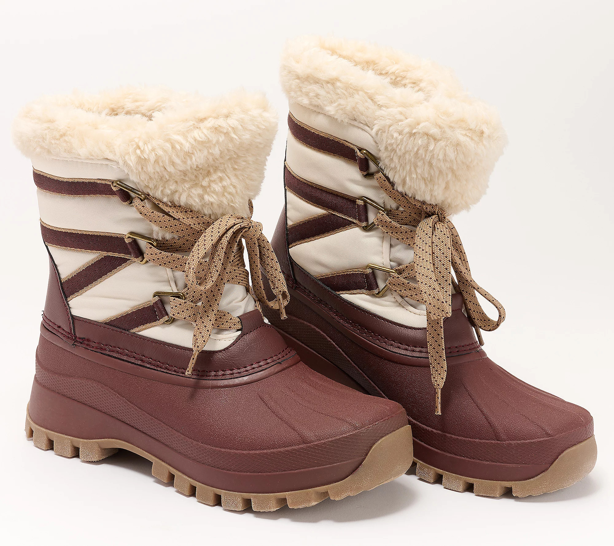 As Is Cougar Fjord Waterproof Mid Winter Boot - Fresno | QVC