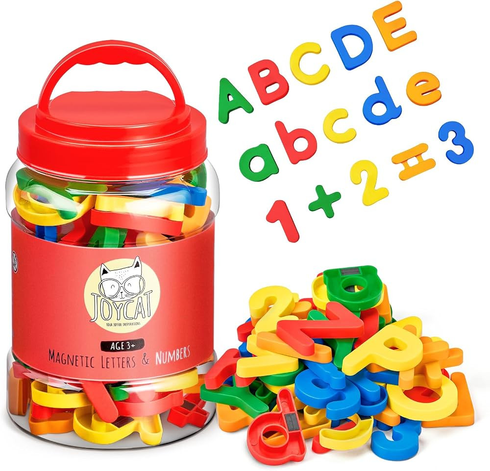 78PCS Magnetic Letters Numbers Alphabet Fridge Magnets ABC 123 Preschool Educational Learning Pla... | Amazon (US)