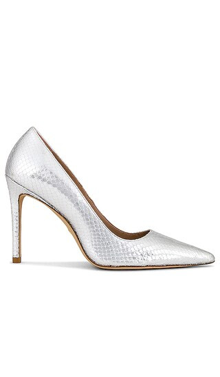 Stuart 100 Pump in Silver | Revolve Clothing (Global)