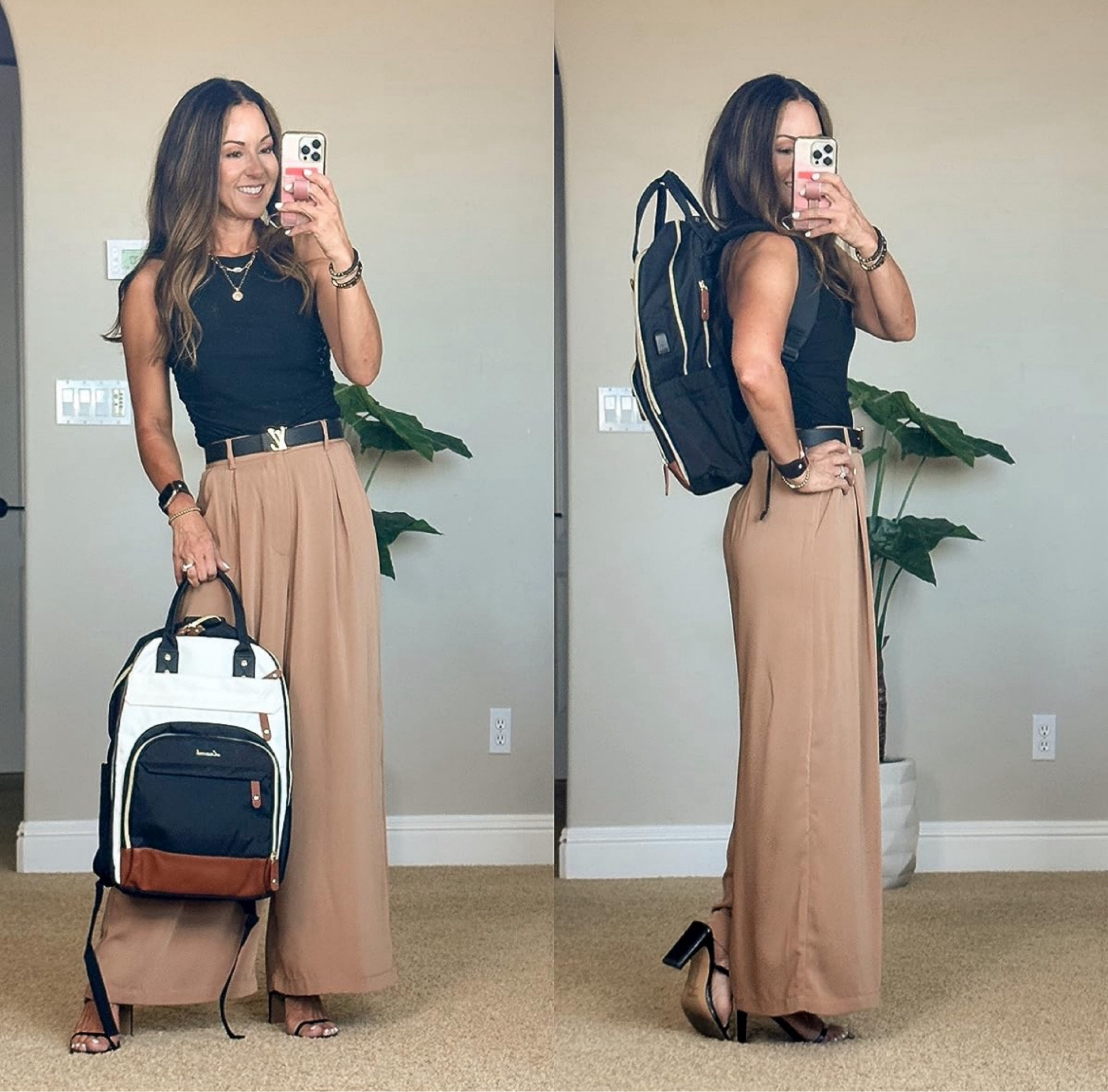 Workwear Outfit Inspo 

I am wearing size XS bodysuit, XS short wide leg trousers, heels 7 - all TTS! 

Workwear  work outfit  teacher style  teacher outfit inspo  neutral workwear  back to school  laptop backpack  neutral fashion  EverydayHolly

#LTKStyleTip #LTKWorkwear