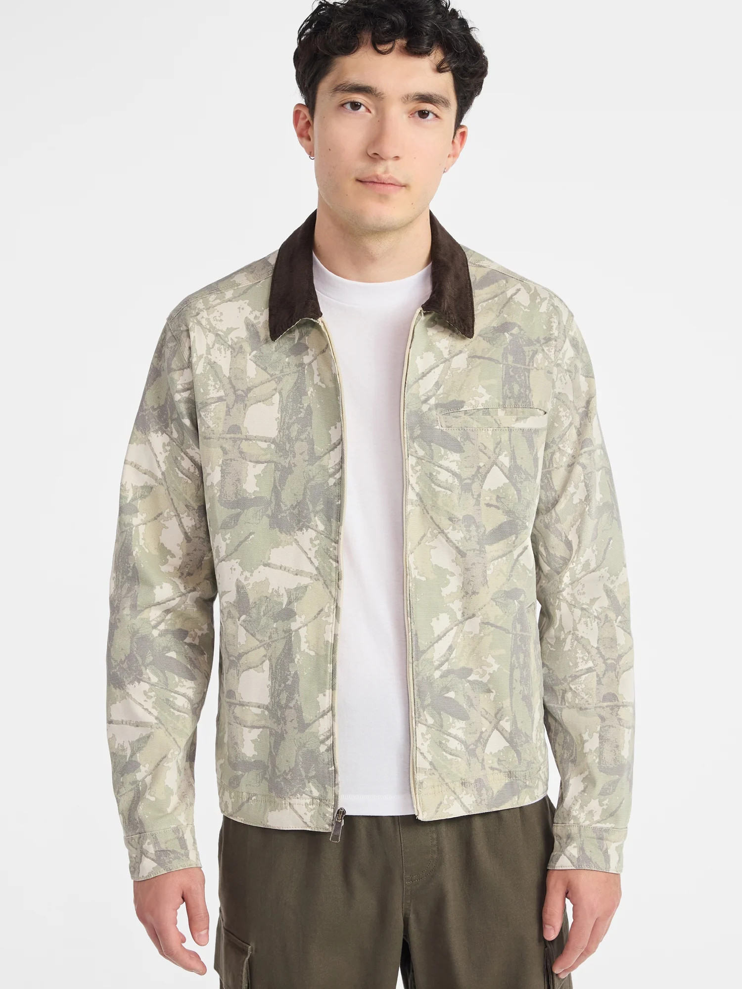 No Boundaries Men's and Big Men's Workwear Garage Jacket, Size S-3XL | Walmart (US)