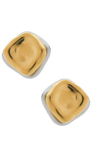 Amber Sceats Zylan Stud Earrings in Metallic Gold,Metallic Silver. | Revolve Clothing (Global)