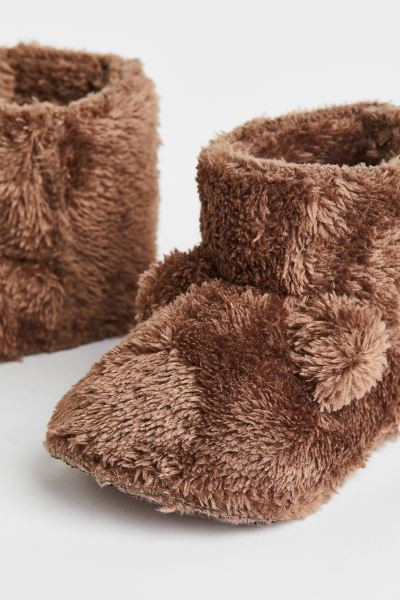 Faux Shearling-lined Slippers | H&M (US + CA)