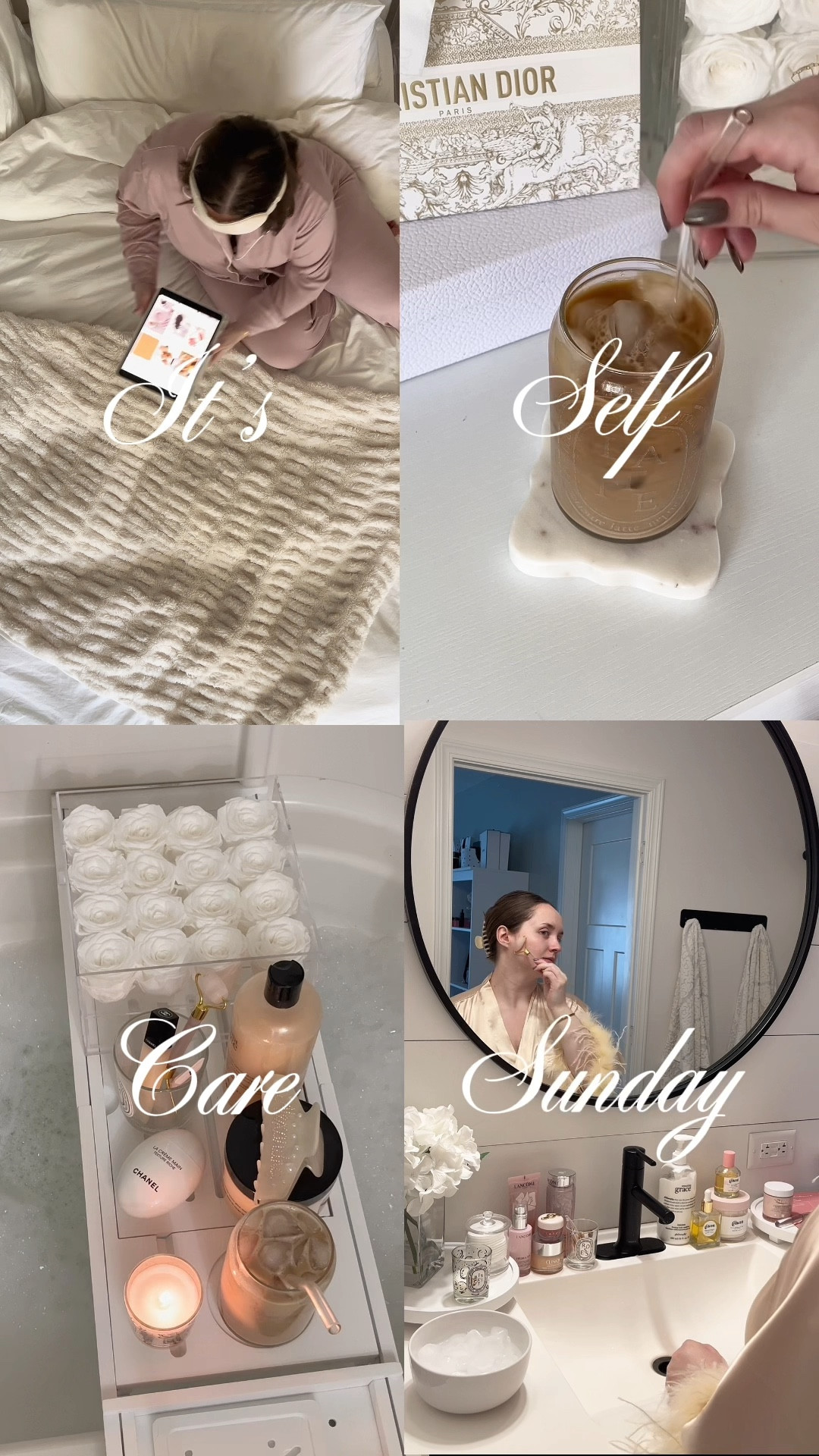 Happy Self Care Sunday, everyone! 🧖🏻‍♀️🩰🫧 here is a little guide on how to easily make the most out of your morning 🤍

🛁 beauty products used:
@tatcha the kissu lip mask
@pacificabeauty vegan collagen plumping jelly mask
@lovephilosophy radiant grace shower gel
@lovephilosophy radiant grace whipped body creme 

#selfcare #selfcareroutine #selfcaresunday #morningroutine #morningdiaries #morningaesthetic #selfcaremorning #cozyaesthetic #sundayselfcare #bathroutine #dailyvlogs #dailyroutine #vlogs #asmr #asmrskincare #asmrreels #explore #reelsexplore #fyp #pinterestaesthetic #pinterestgirl #ａｅｓｔｈｅｔｉｃ #vanillagirlaesthetic #softgirl #softgirlaesthetic #pinkpilatesprincess 

[ self care morning routine, self care Sunday vlog, asmr morning routine, morning am skincare, romanticize your life, feminine self care routine, soft girl aesthetic, soft luxury, just girly things, girly morning diaries, cozy bath routine, spa day at home ]

#LTKBeauty #LTKVideo