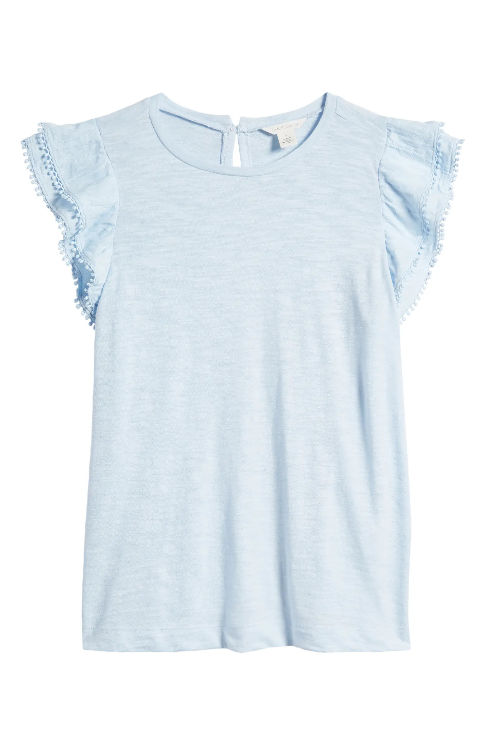 Caslon® Ruffle Sleeve T-Shirt | Nordstrom | Nordstrom