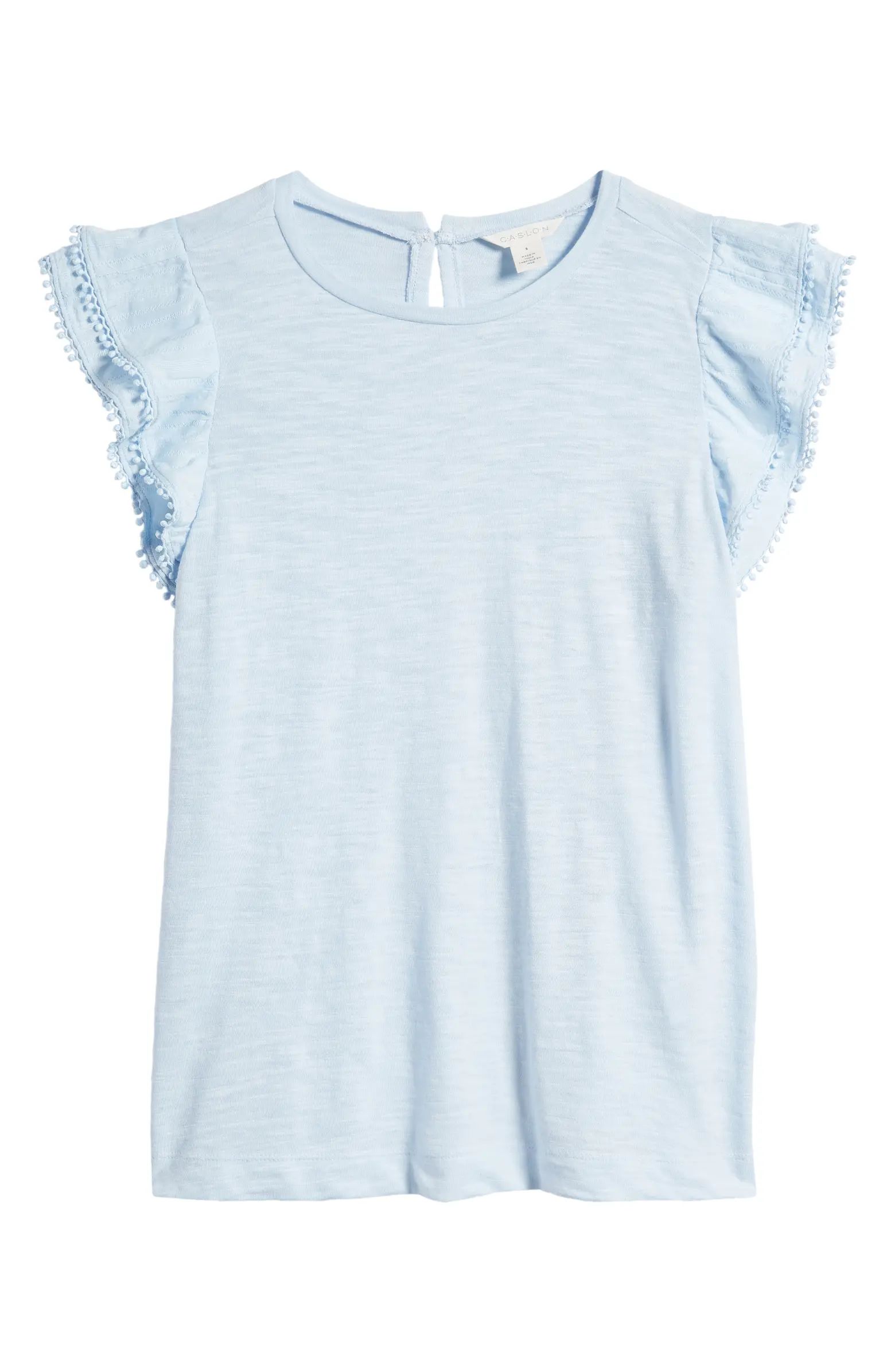 Caslon® Ruffle Sleeve T-Shirt | Nordstrom | Nordstrom