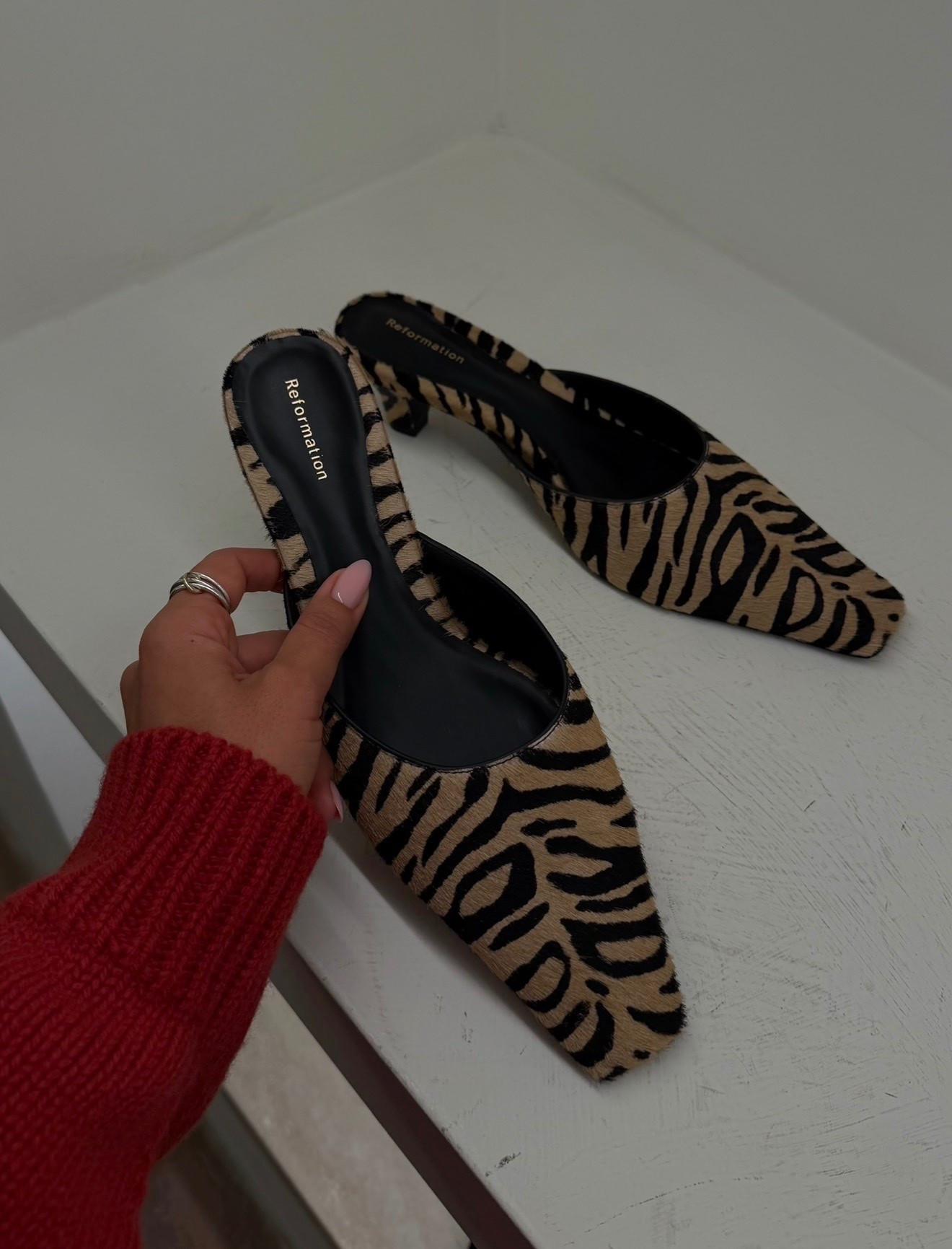 reformation zebra mule

#LTKdayinmylife #LTKootd #LTKgrwm