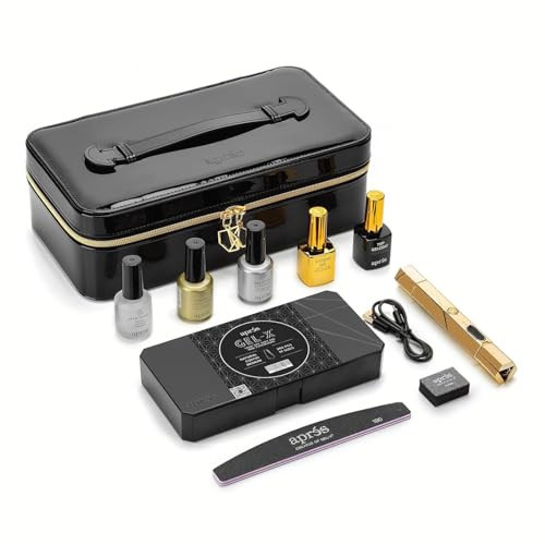 Apres Gel-X Nail Professional Starter Kit, 14 Sizes 00-9 w/ Half Sizes Included, Soft Gel Nail Tips Extension Kit, 2025 Edition (Natural Coffin Medium) | Amazon (US)