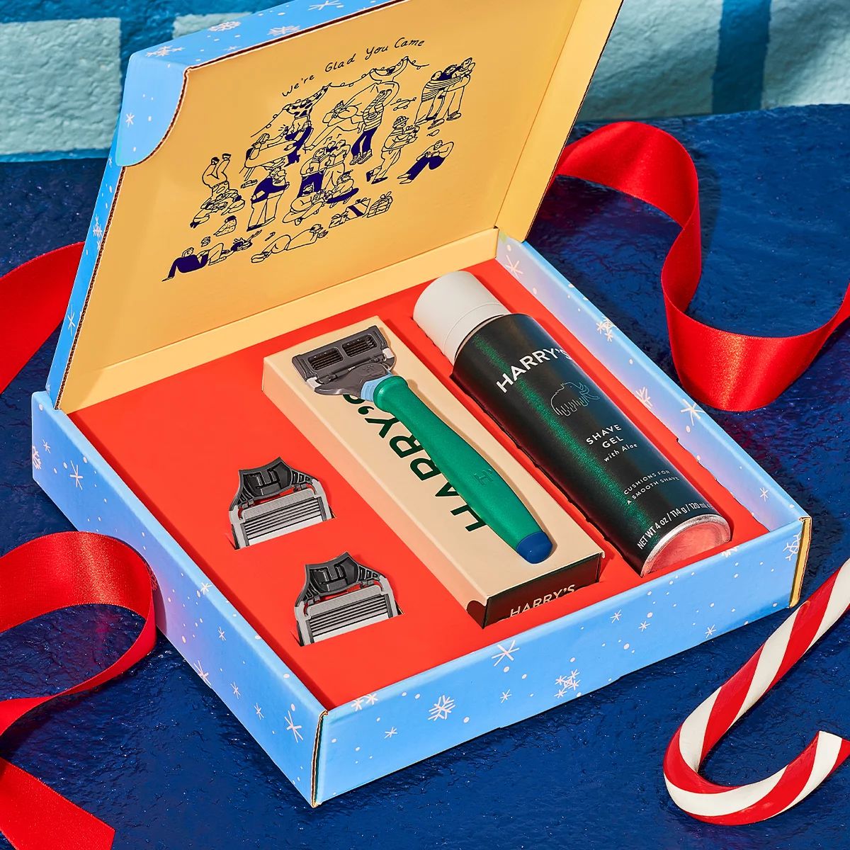 Harry's Men's Shaving Holiday Gift Set: Razor Handle, 3 Razor Blade Refill, Shave Gel - Walmart.c... | Walmart (US)