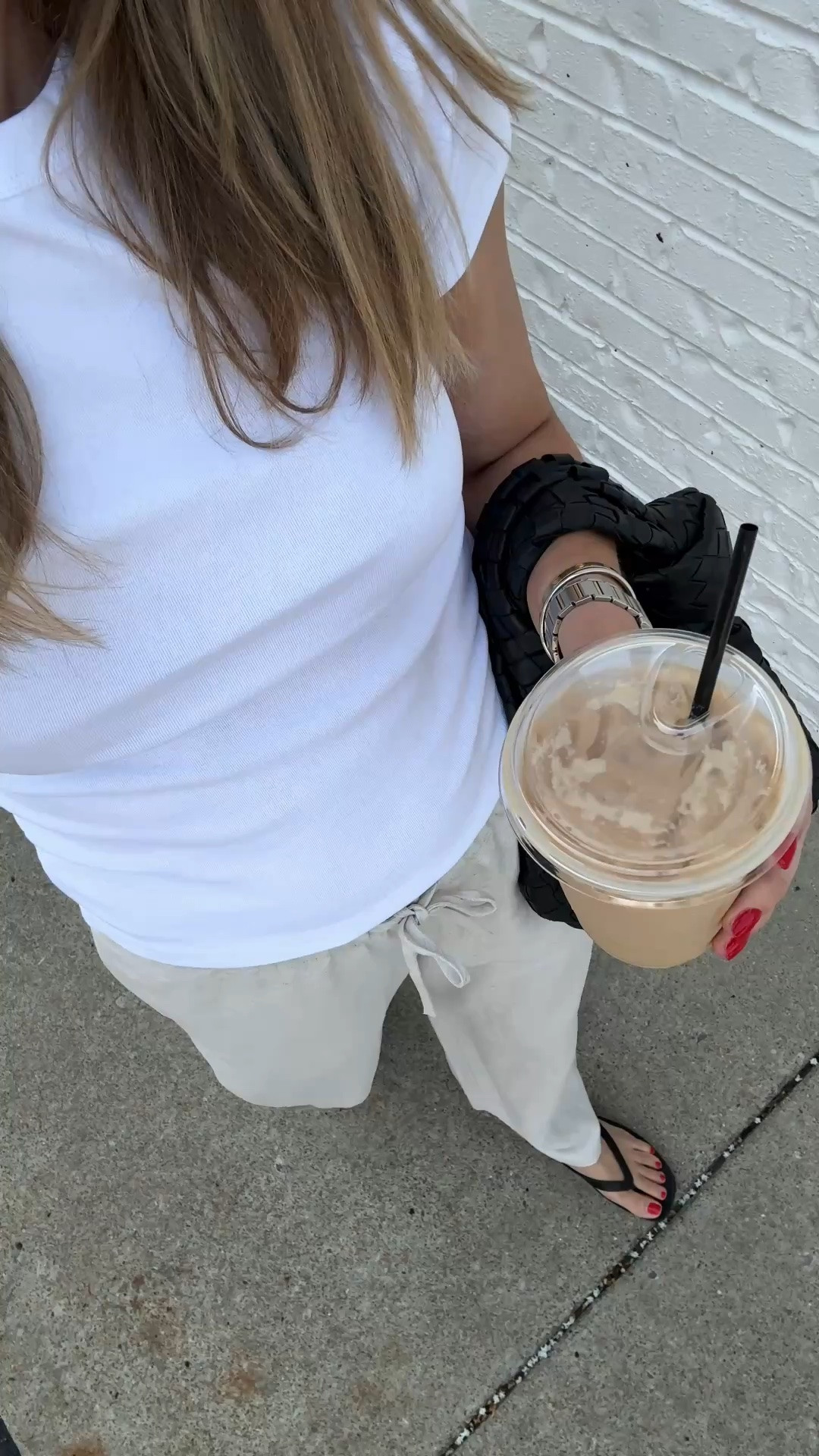Fashion Jackson, white tee (small), linen pants, black sandals

#LTKOver40 #LTKSeasonal #LTKootd