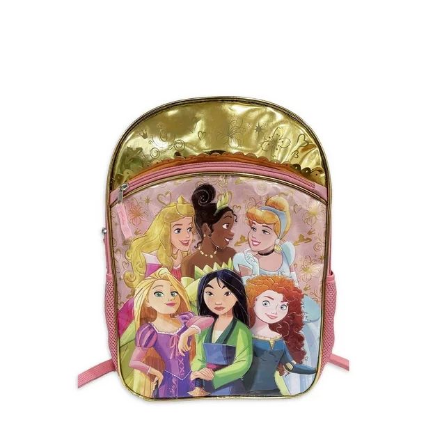Disney - Disney Princesses Pink Girls' Backpack with Adjustable Straps - Walmart.com | Walmart (US)