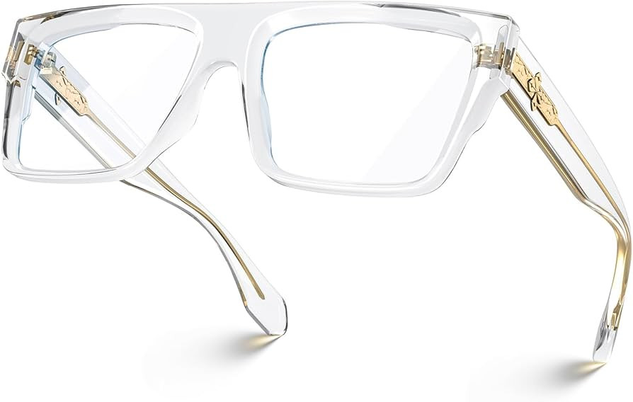 VISOONE Square Full Rim Blue Light Blocking Glasses Large Fashion Computer Multi Colors Eyeglass ... | Amazon (US)