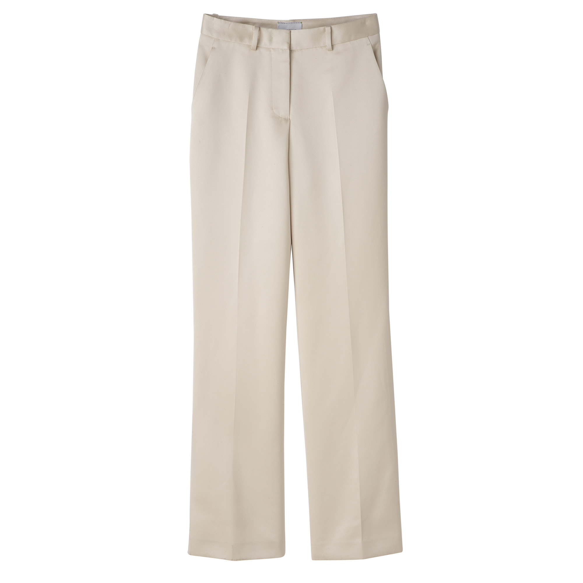Suit pants Ecru - Satin | Longchamp US | Longchamp