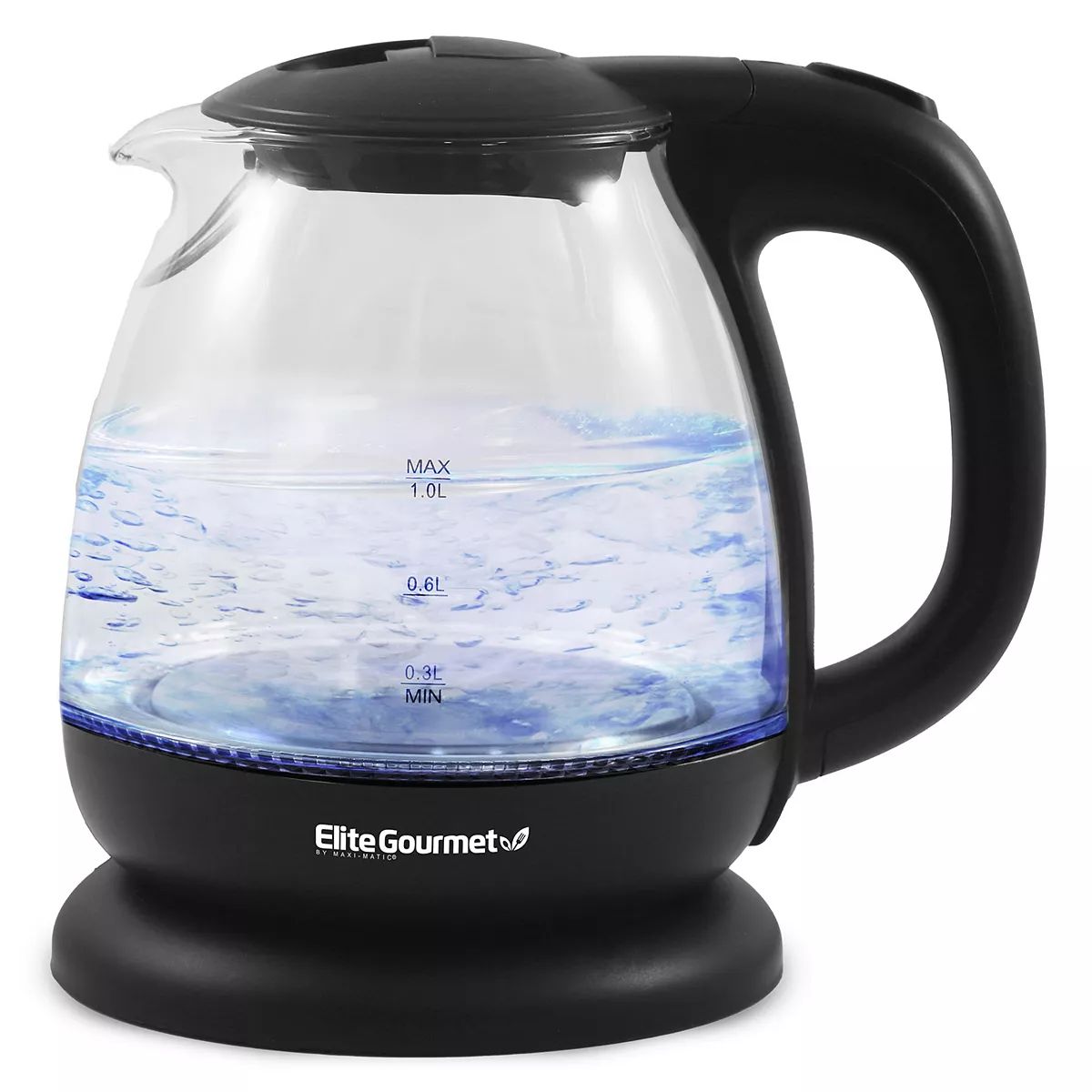 Elite Gourmet 1-Liter Electric Glass Water Kettle | Kohl's
