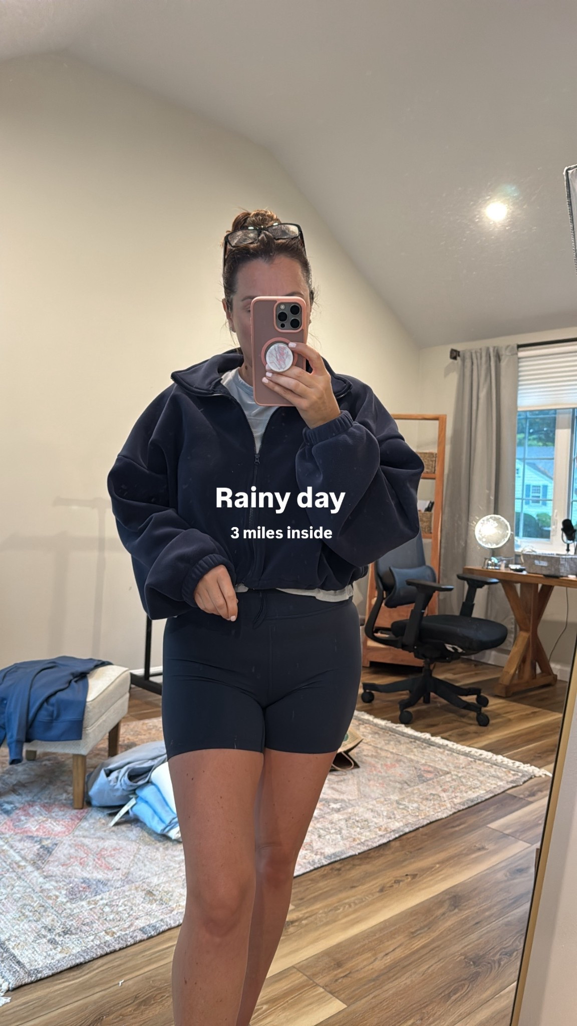 Who am I that I’m happy about a rainy day - inside 3 mile walk today 😘🤩🤩

Best fleece little jacket #LTKAmazon 

#LTKSeasonal #LTKOver40 #LTKActive