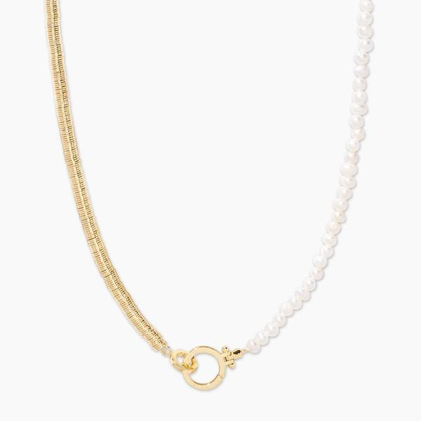 Margot Pearl Asymmetrical Necklace | Gorjana