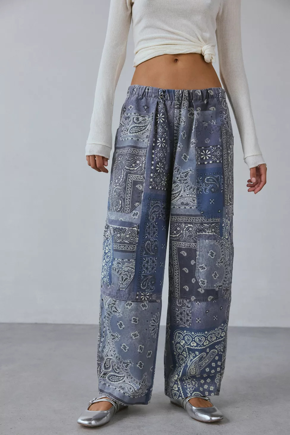 BDG Charlie Printed Wide-Leg Pant | Urban Outfitters (US and RoW)