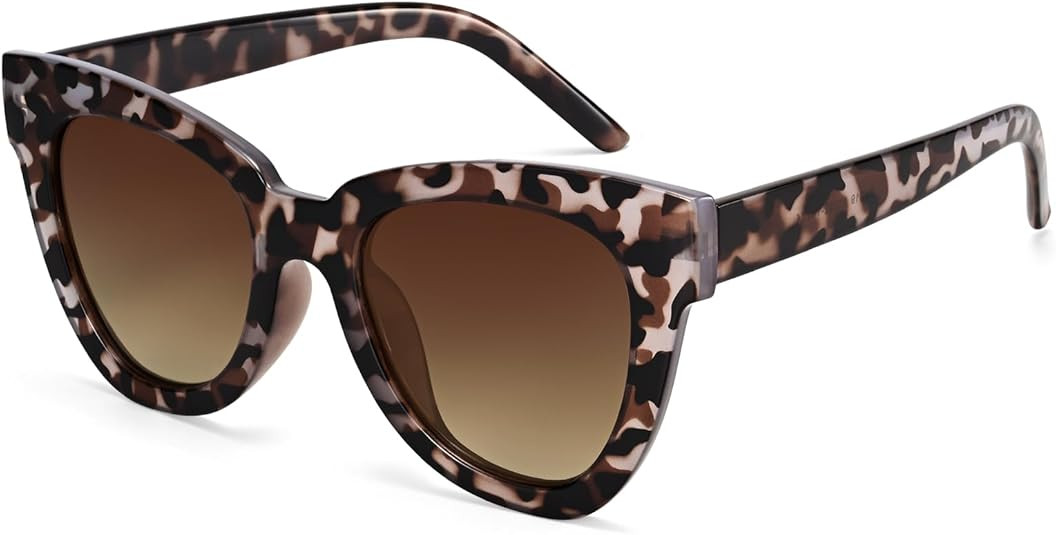 Dollger Retro Cat Eye Sunglasses Women Men Vintage Square Tortoise Shell Fashion Cateye Sunglasse... | Amazon (US)