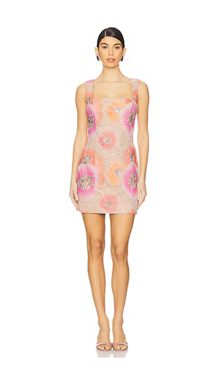 ELLIATT Brittany Mini Dress in Pink,Beige. - size XL | Revolve Clothing (Global)