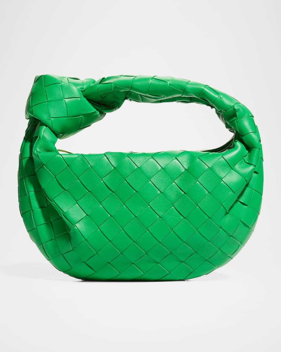 Bottega Veneta Jodie Mini Intrecciato Knot Hobo Bag | Neiman Marcus