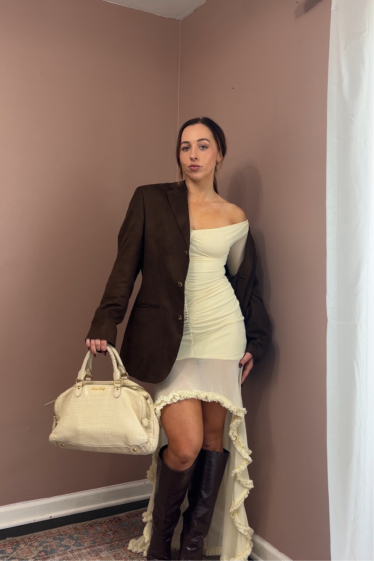 This dress is so fun 🤎 low key would be so cute a pregnant belly 😂  (in a larger size)  

#LTKStyleTip #LTKFindsUnder100 #LTKCyberWeek