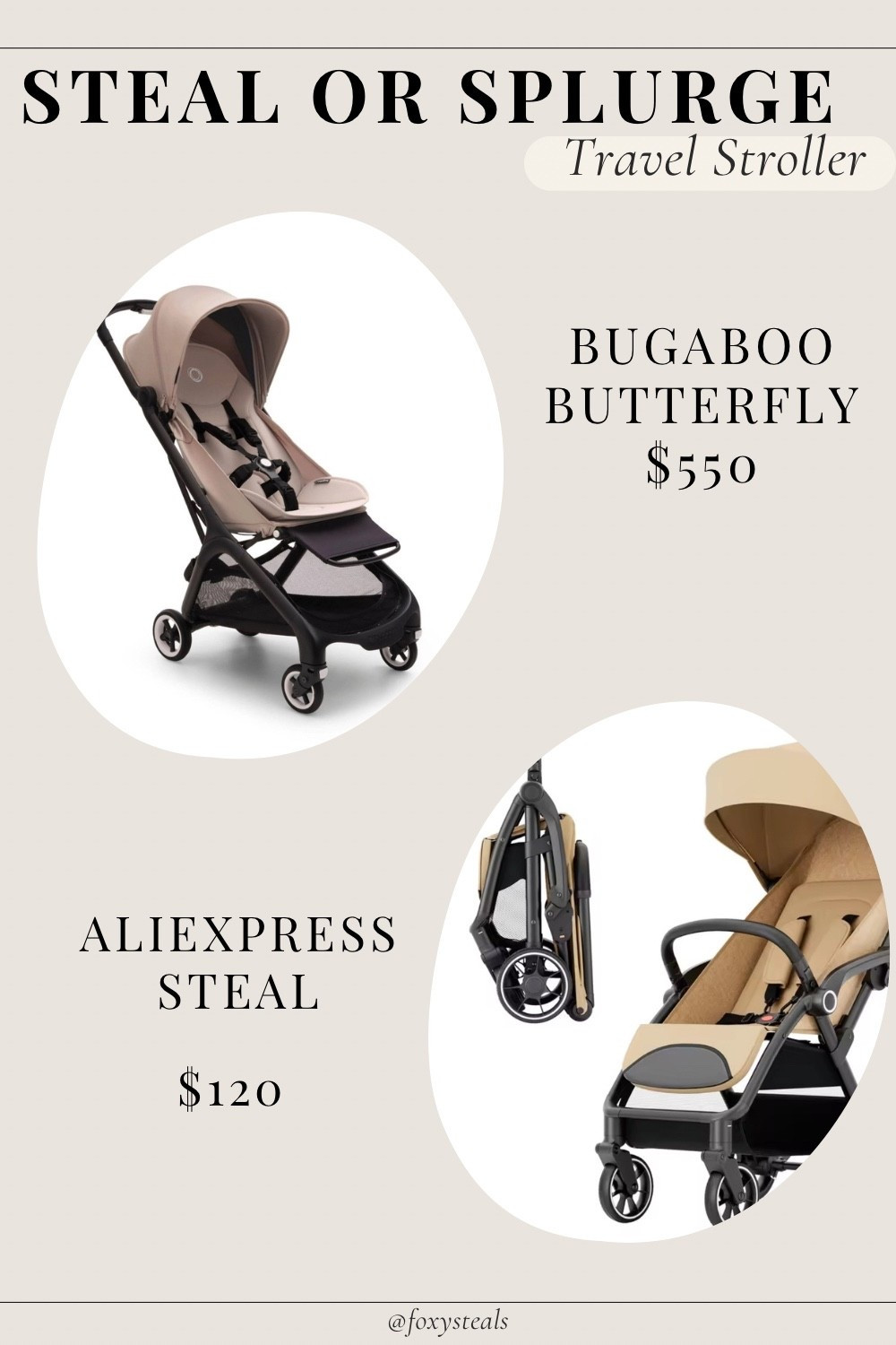 Love the Bugaboo Butterfly stroller but not the price? This dupe offers the same lightweight, compact, and stylish travel stroller at a fraction of the cost. Perfect for city strolls, travel, or everyday errands. Tap to shop this budget-friendly stroller dupe 🦊✨ #BugabooDupe #TravelStroller #BabyGear #MomLife #AffordableBabyGear

#LTKFamily #LTKBaby #LTKKids