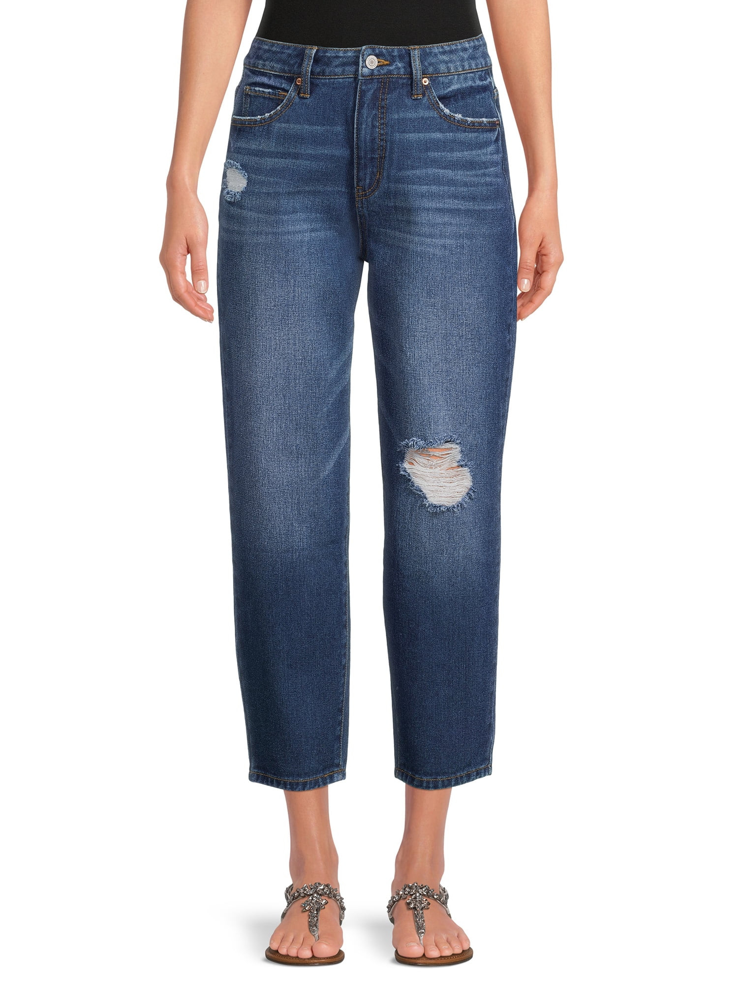 Time and Tru Women's Barrel Jeans | Walmart (US)