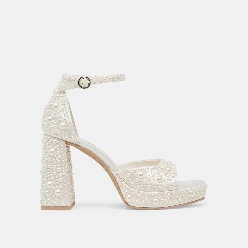 Pandro Pearl Heels | DolceVita.com