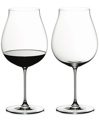RiedelVeritas New World Pinot Noir  Wine Glass Set of 2 | Macy's