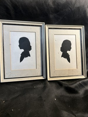 Antique Pair Of English Silhouettes | eBay US