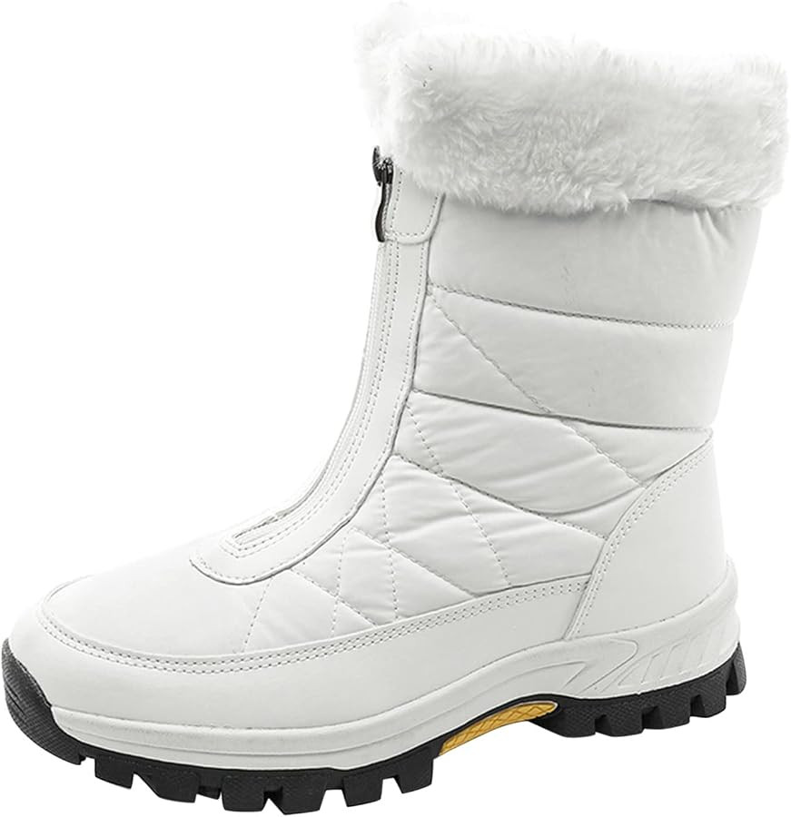 IQYU Botas térmicas unisex, botas de nieve, botas de invierno, ligeras para mujer, de caña cort... | Amazon (ES)