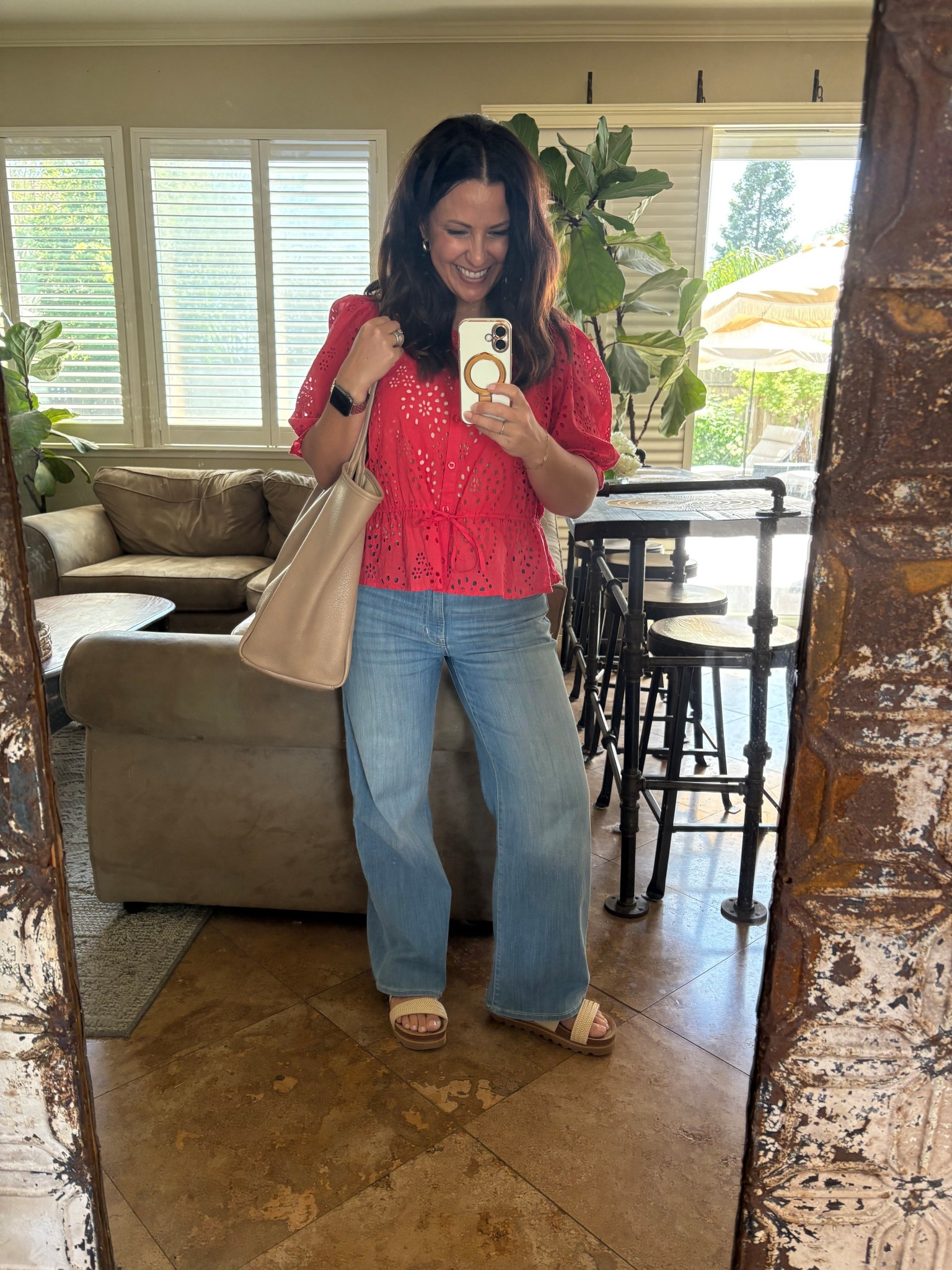 Cute eyelet top for spring!

Teacher ootd
Spring style

#LTKOver40 #LTKStyleTip #LTKPetite