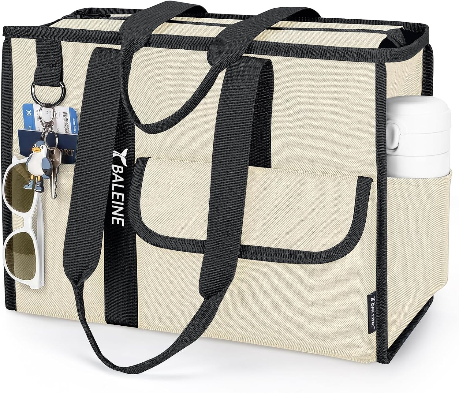 BALEINE Utility Tote Bag for Women with Zipper, Teacher Nurse Work Bag | Amazon (US)