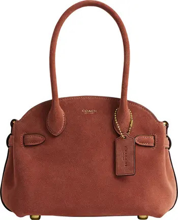 COACH Soft Empire 21 Suede Carryall Bag | Nordstrom | Nordstrom