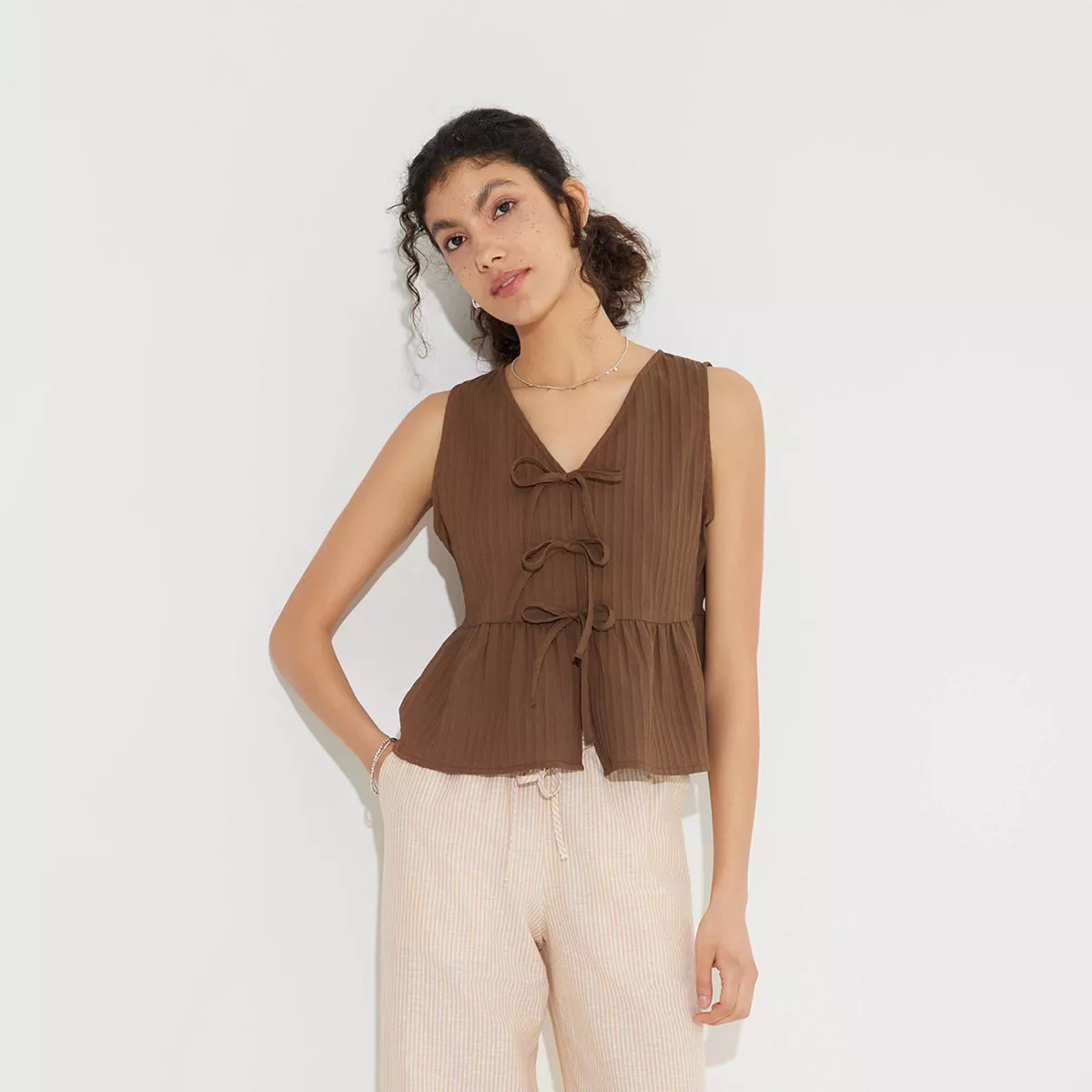 Women's Tie-Front Vest - Wild Fable™ | Target