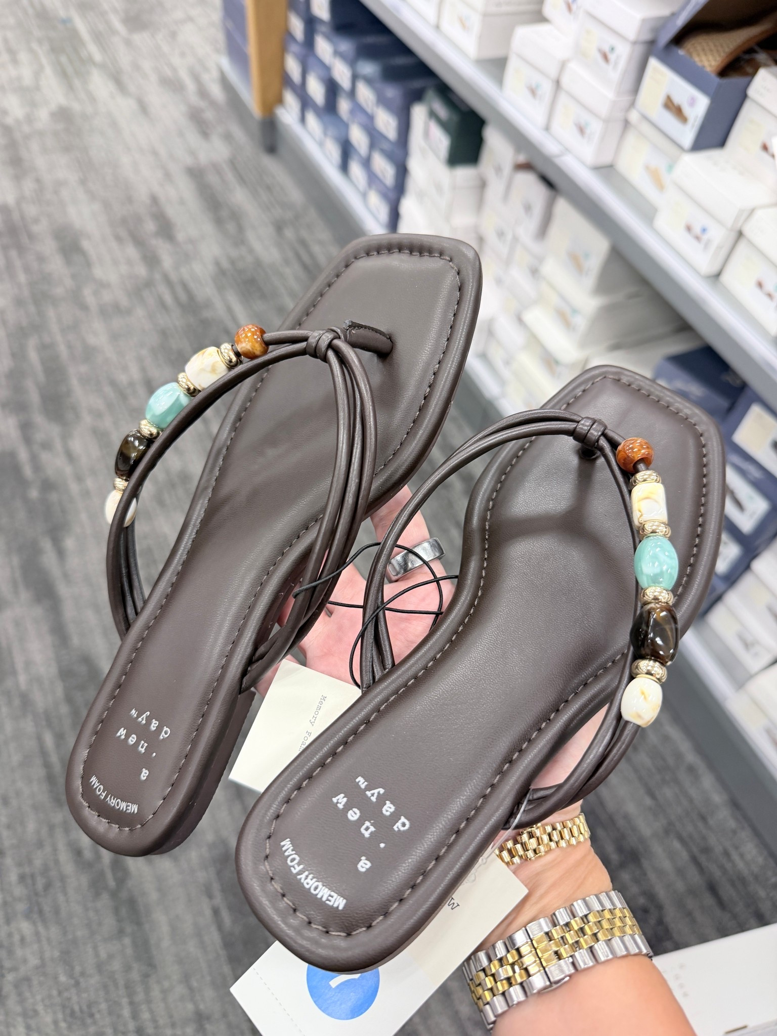 Instantly bought! I love the chocolate brown of these sandals and the square toe ☺️ 

#LTKgrwm #LTKSeasonal #LTKootd