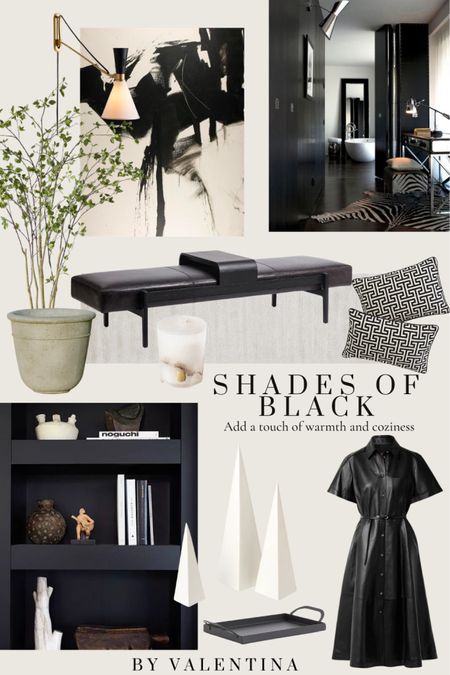 Shades of black with a touch of warmth and coziness 🖤

#LTKSeasonal #LTKstyletip #LTKhome
