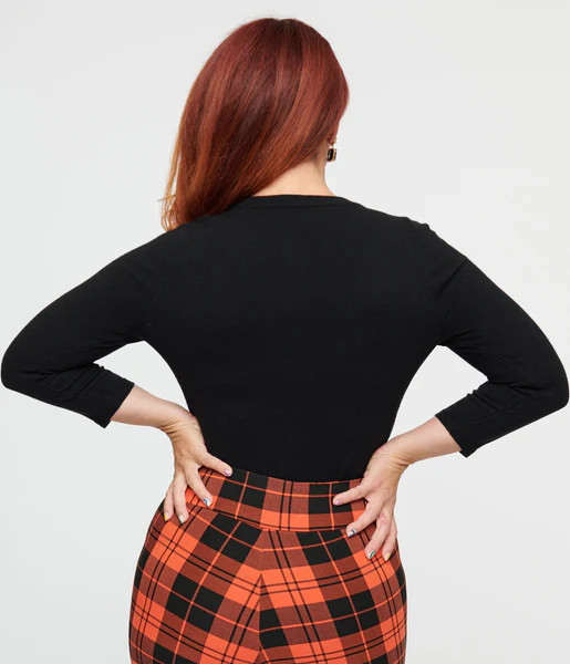 Unique Vintage Black & Spider Embroidered Bookworm Cardigan | UniqueVintage