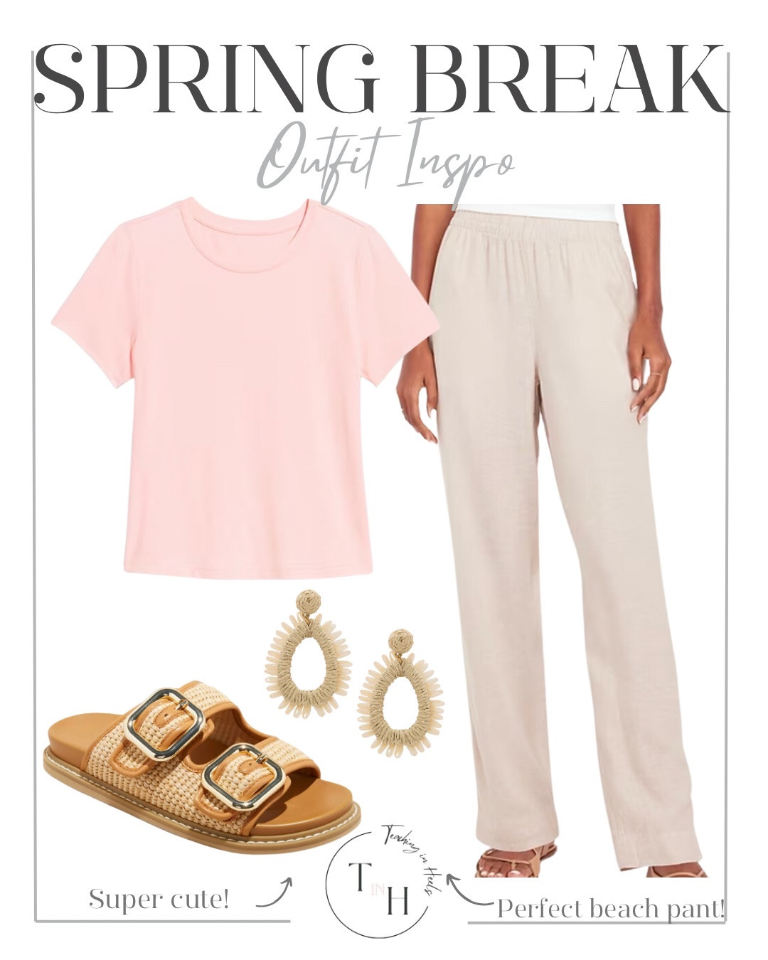 Cropped tshirt  linen blend pants  double buckle sandals  raffia earrings  spring break OOTD  spring outfit inspo  springtime  teacher style  teacher work style workwear  business casual  business office outfit  teacher ootd  teacherfit   ootd  shirt trendteacher  teacher outfits  teacher 

#LTKStyleTip #LTKSeasonal #LTKSaleAlert