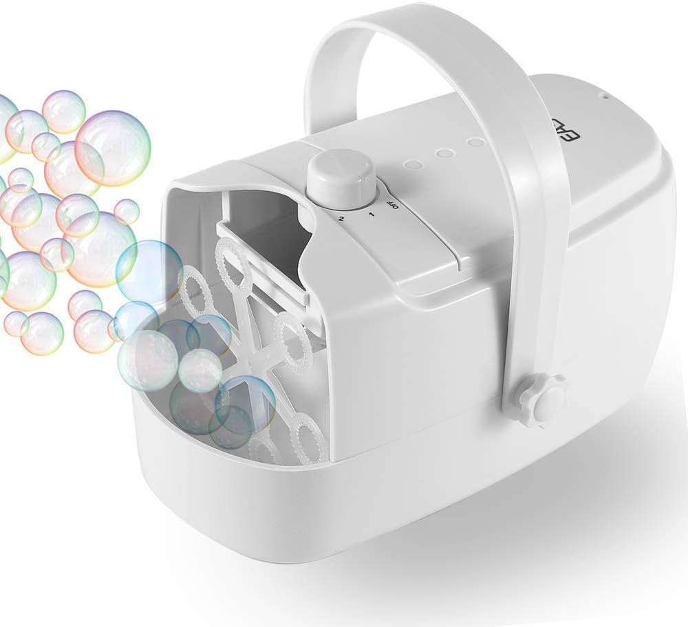 Bubble Machine, Automatic Bubble Blower Machine, Portable Bubble Maker for Outdoor and Indoor Use... | Amazon (US)