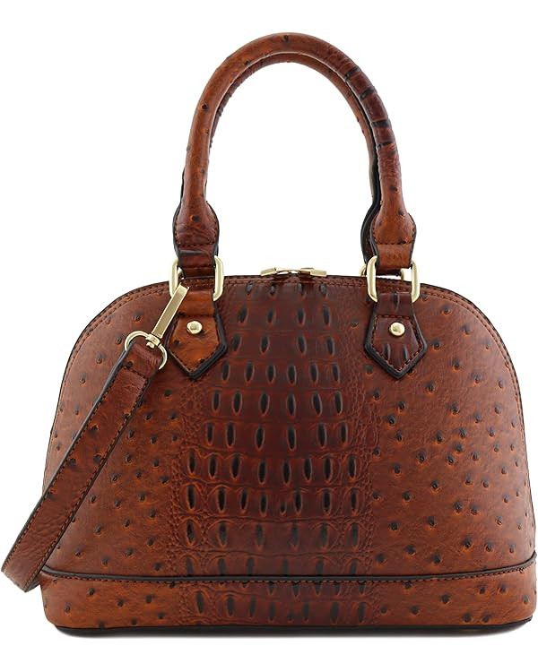 Zip-Around Saffiano Classic Dome Satchel | Amazon (US)