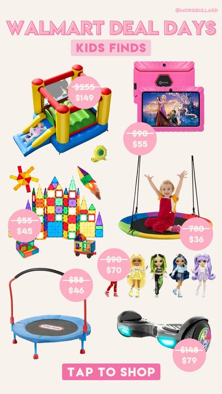 Walmart Deal Days | Walmart Black Friday | Kids Toys | Kids Games | Gifts for Kids | Gift Ideas for Kids | Magnet Tiles | Bounce House | Kids Tablet 

#LTKsalealert #LTKHoliday #LTKkids