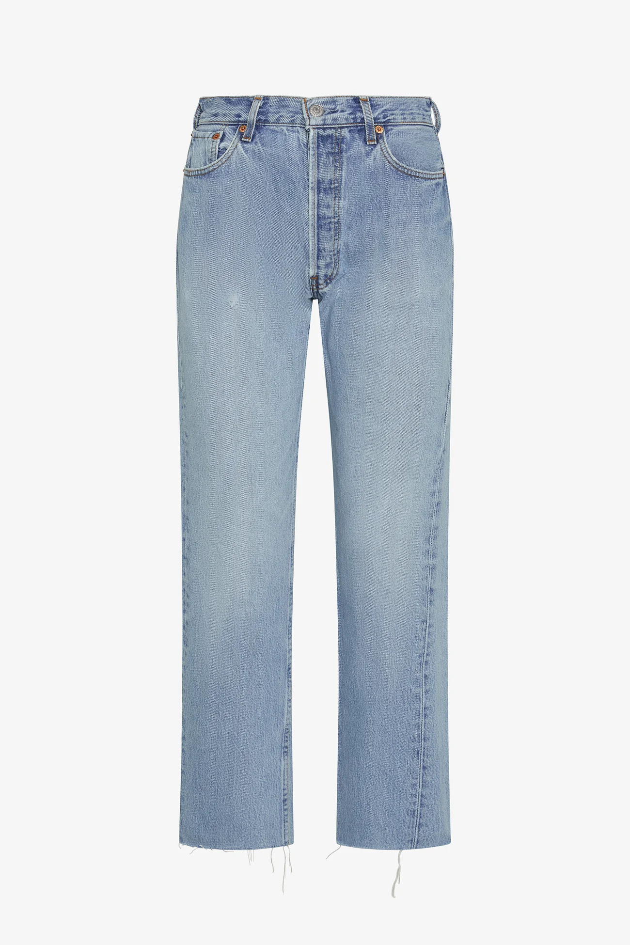 Relaxed Raw Hem Jean | aligrace