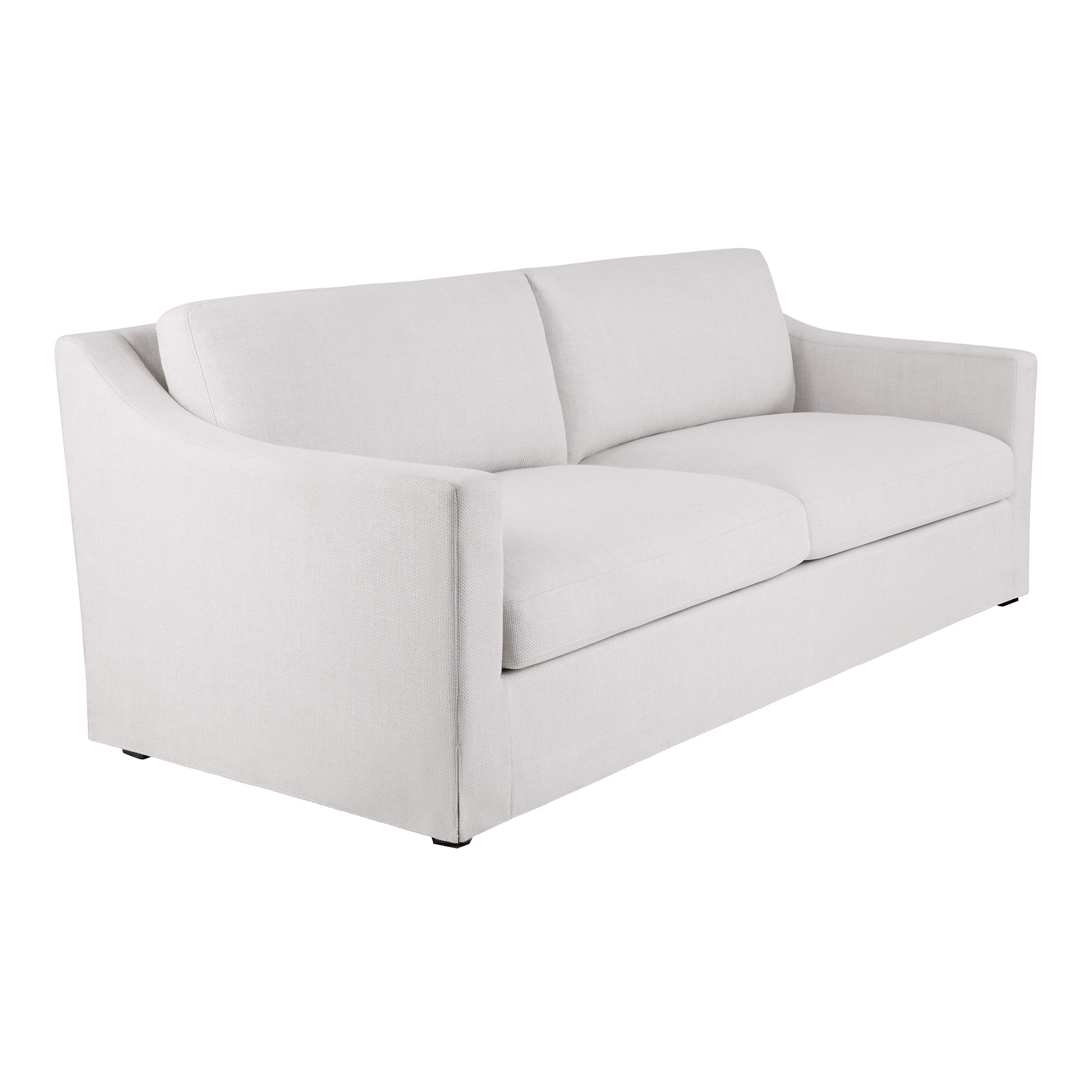 My Texas House Briar 87” Sofa, Cream Linen Fabric | Walmart (US)