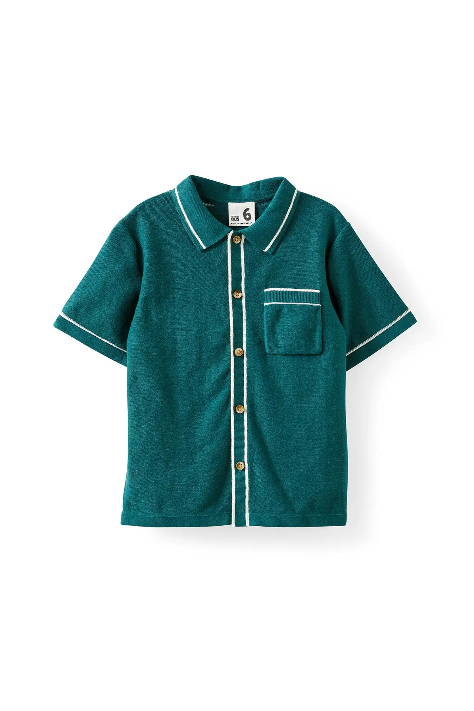 Kid's Knitted Short Sleeve Shirt (Men) | Nordstrom | Nordstrom