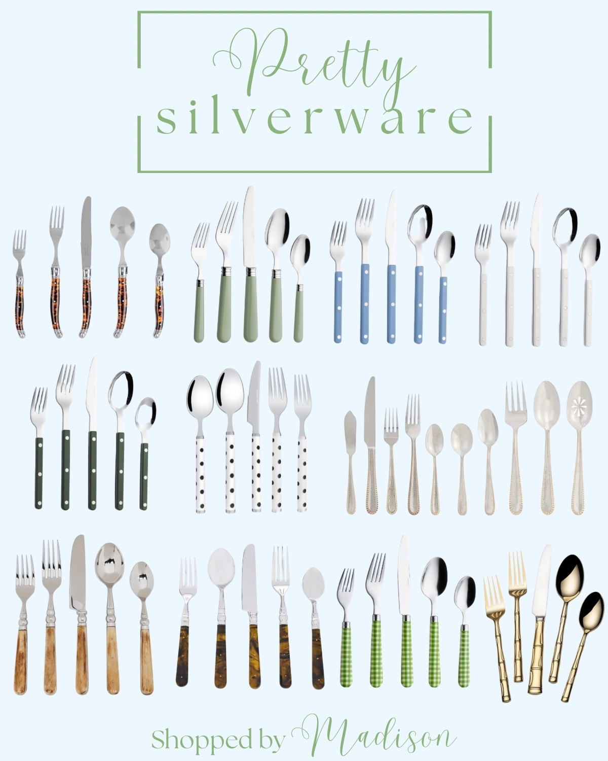 Amazon silverware, amazon home finds, wedding registry 

#LTKWedding #LTKSeasonal #LTKHome